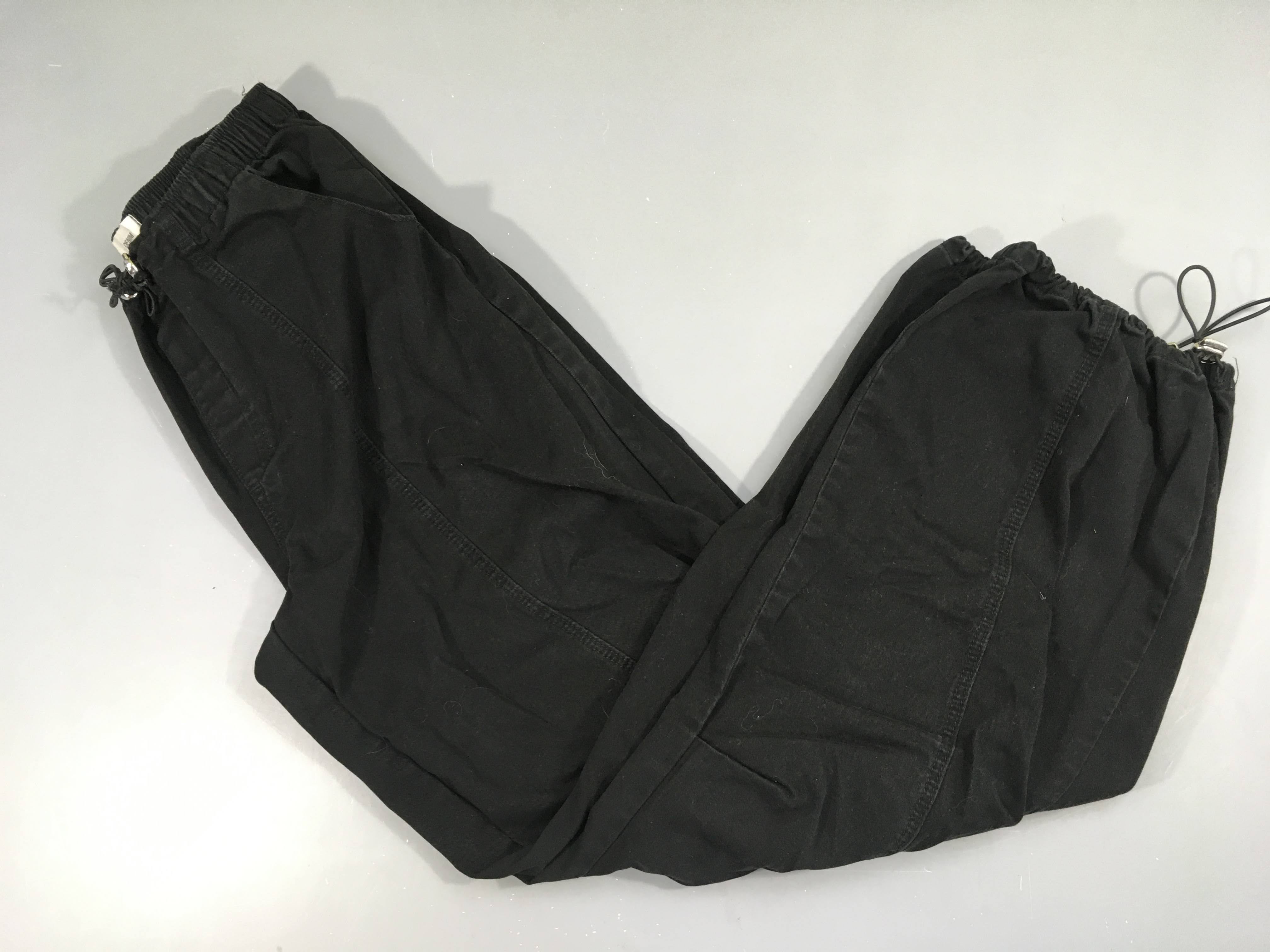 Pantalon noir taille et chevilles élastiques Denim Collection Taily Weijl 36