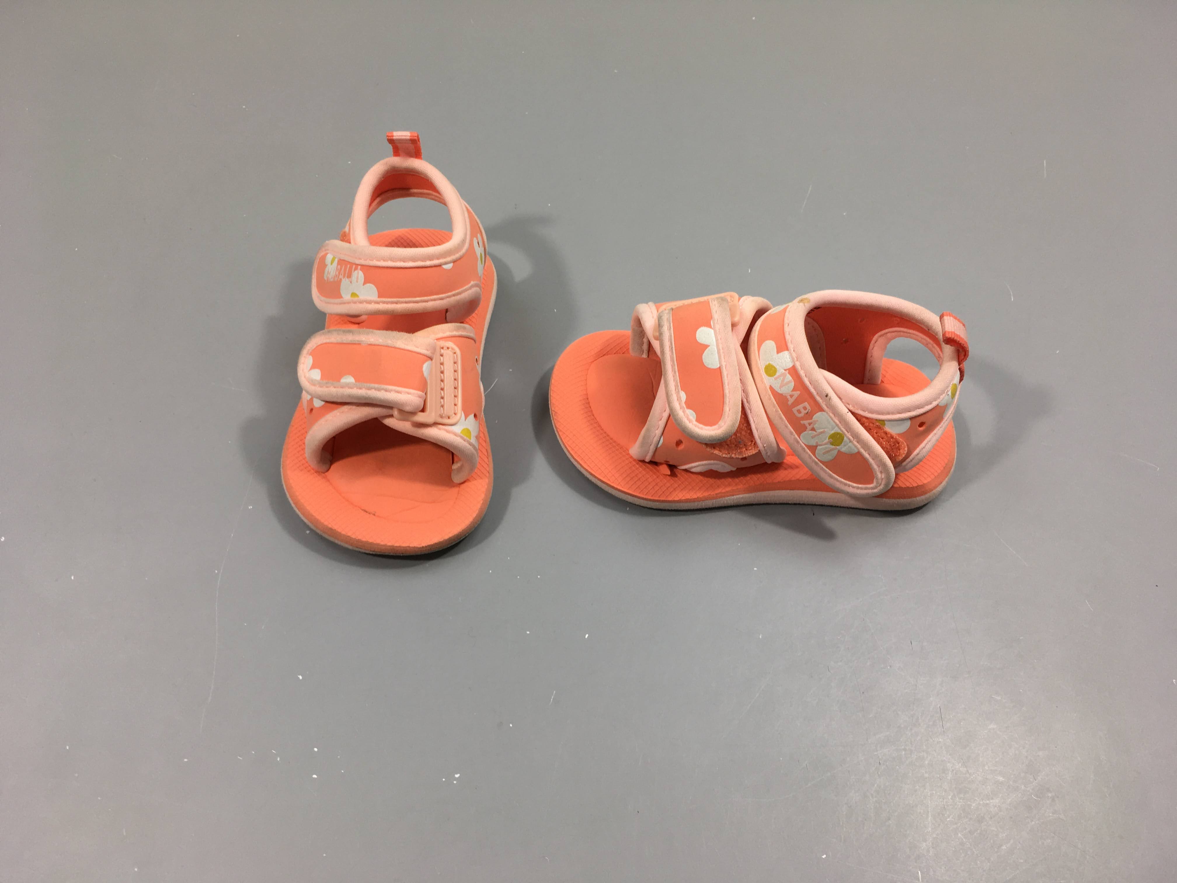 Sandales d'eau saumon fleurs, Nabaji, 22