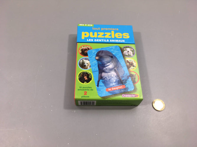 Tout premier puzzles, les gentils animaux, +2a, moins cher chez Petit Kiwi