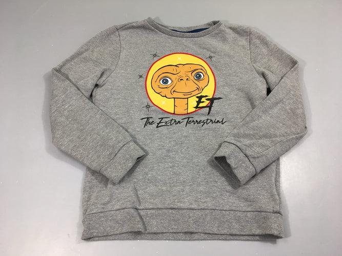 Sweat gris E.T, bouloché, moins cher chez Petit Kiwi