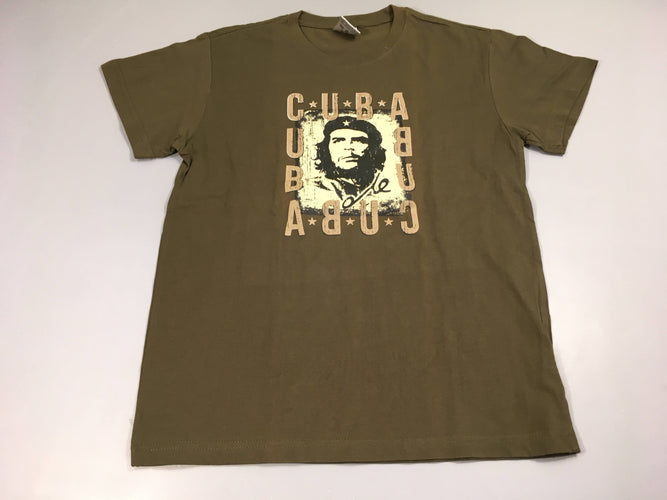 T-shirt m.c kaki cuba, moins cher chez Petit Kiwi