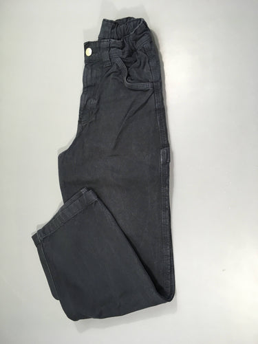 Pantalon toile large bleu foncé multipoches 1975, moins cher chez Petit Kiwi