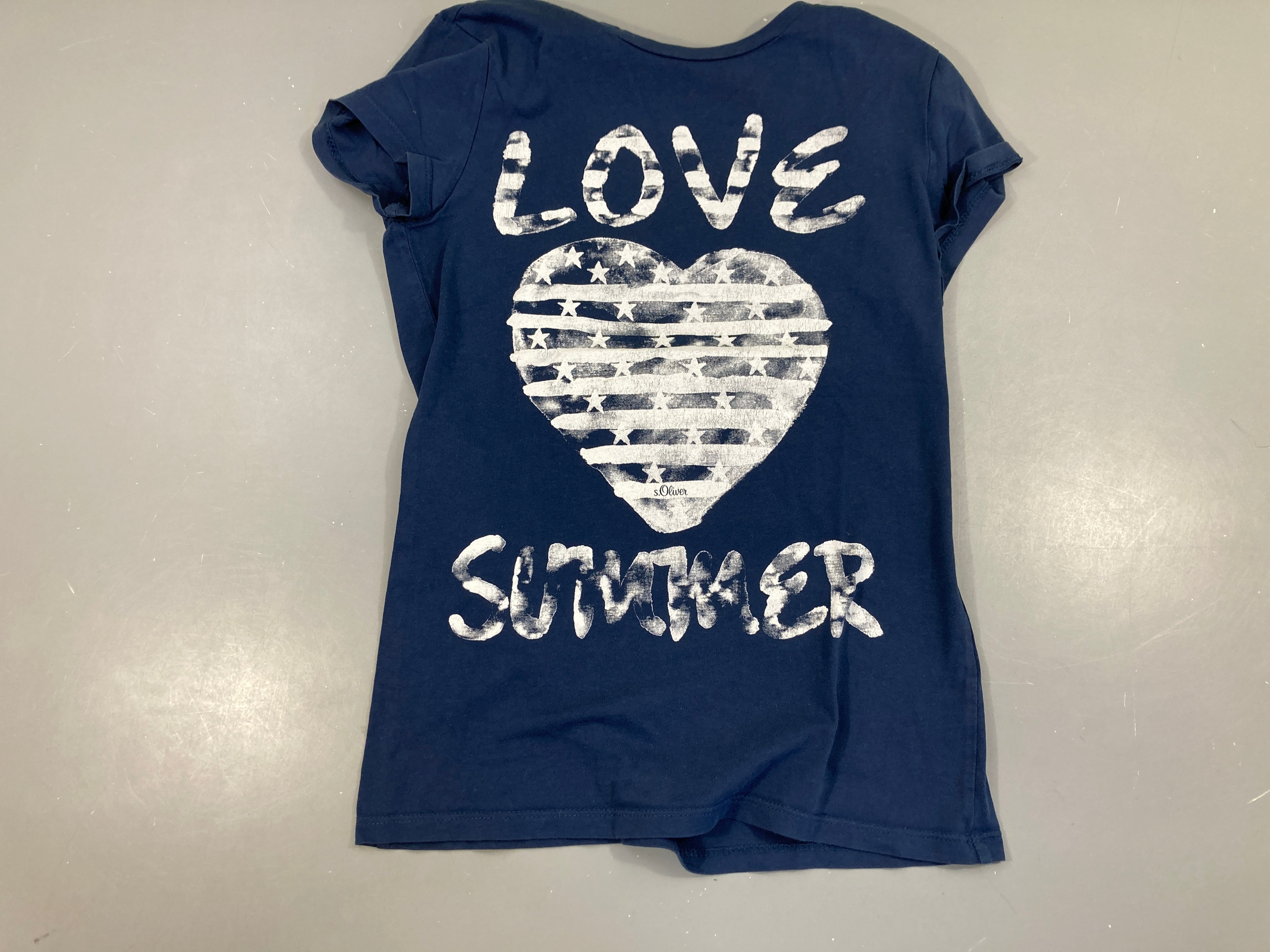 T-shirt m.c bleu LOVE