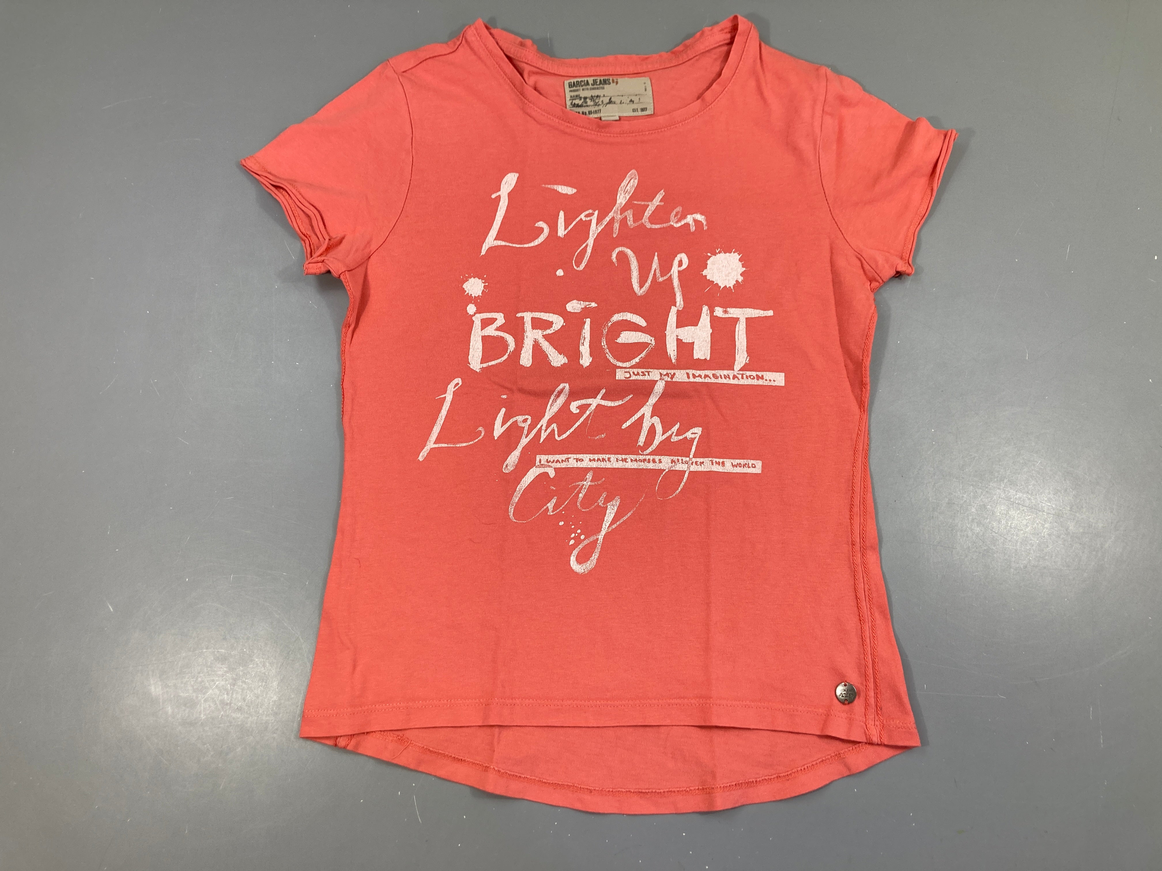 T-shirt m.c rose clair Lighter up