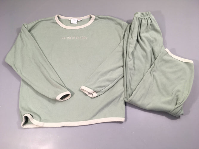 Pyjama 2 pcs vert clair artist of the day, moins cher chez Petit Kiwi