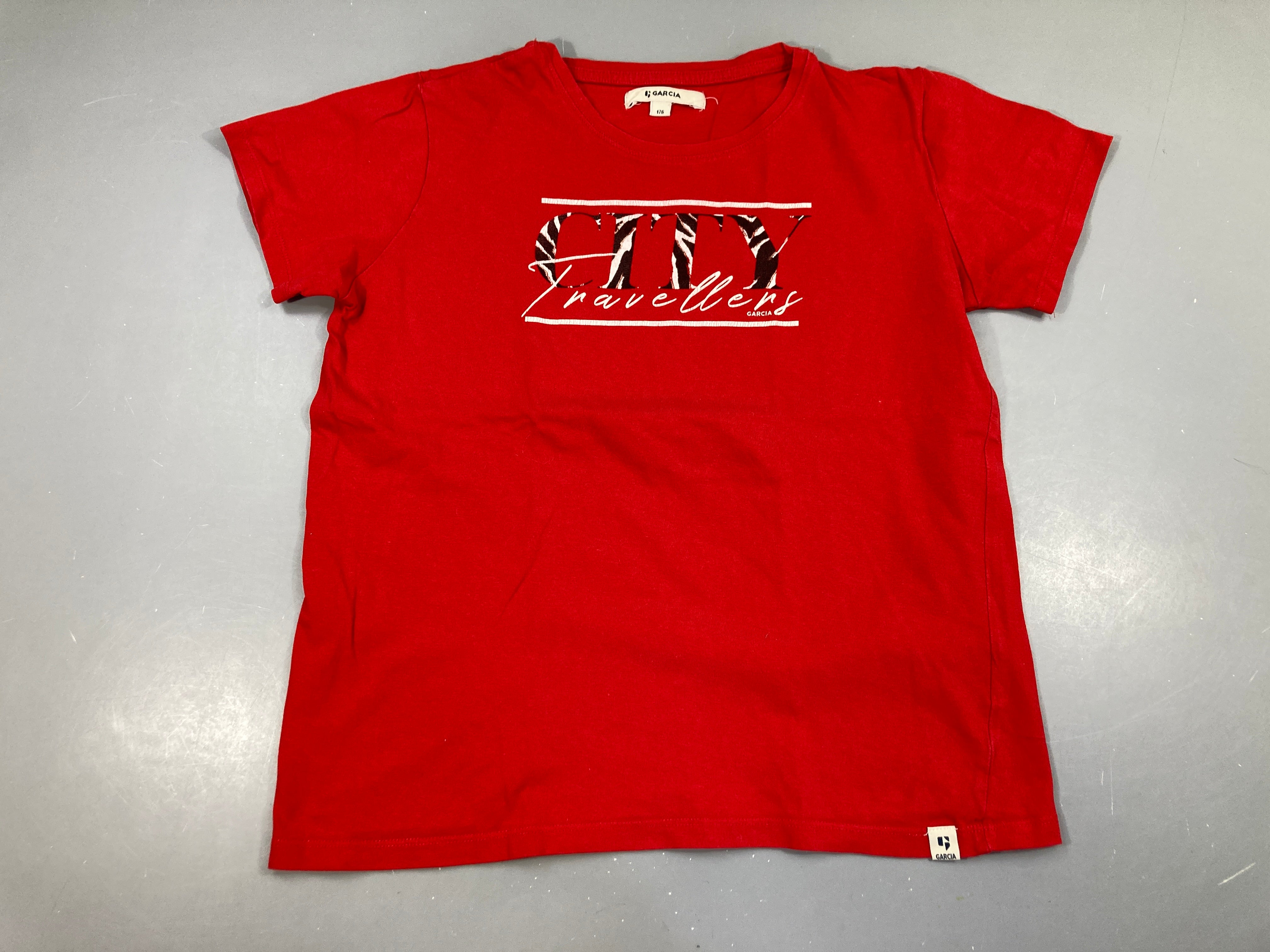 T-shirt m.c rouge City