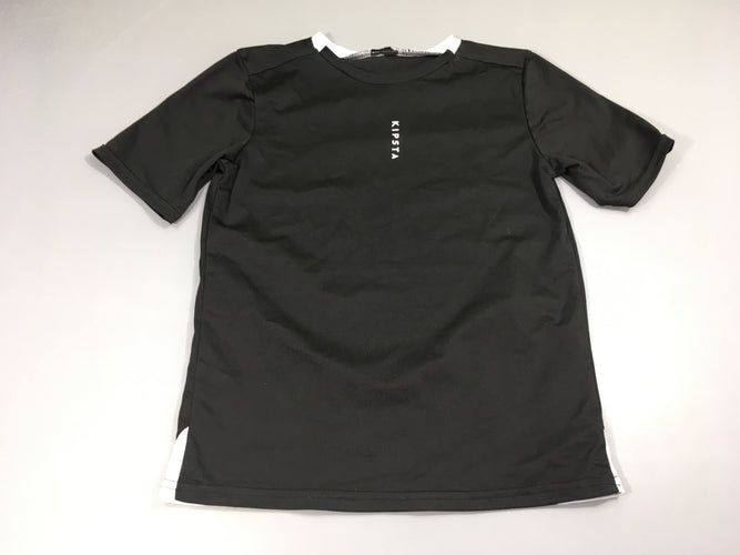T-shirt m.c de sport noir kipsta, moins cher chez Petit Kiwi