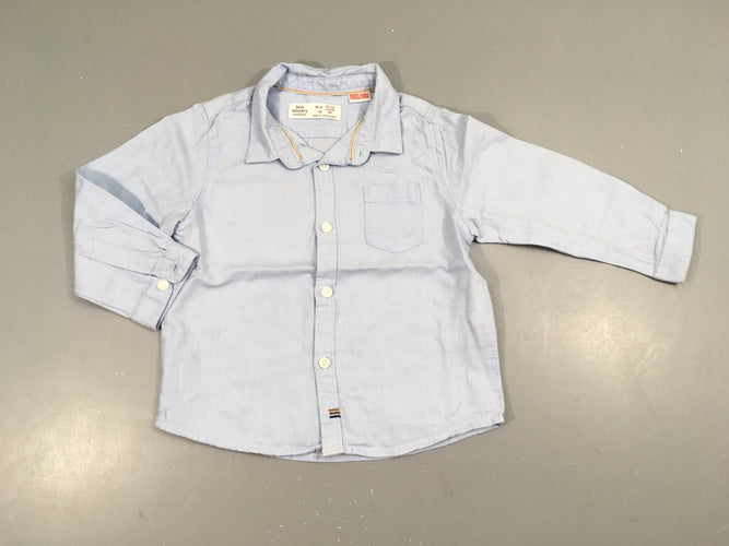 Chemise m.l bleu clair, moins cher chez Petit Kiwi