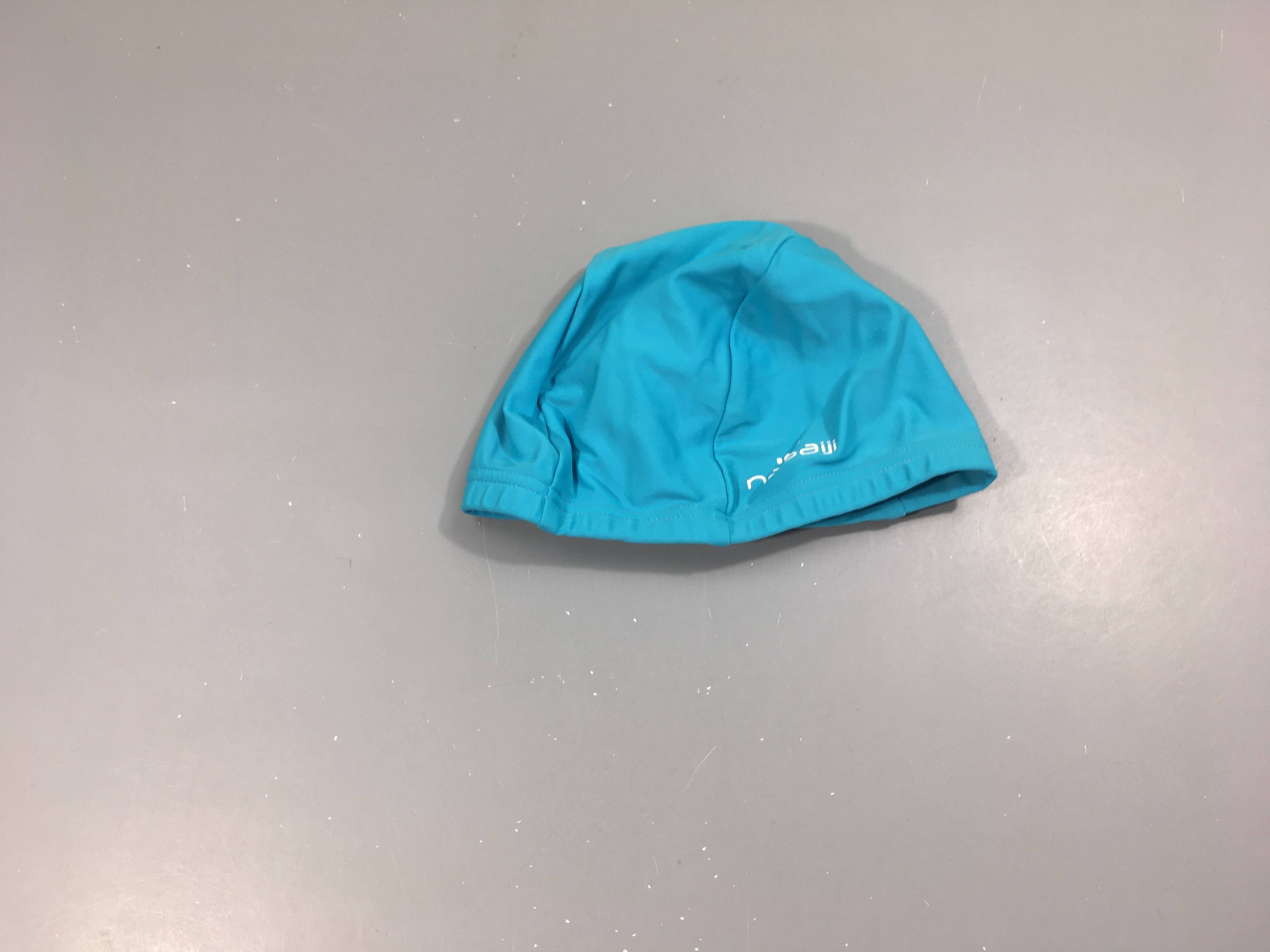 Bonnet de natation turquoise nabaji