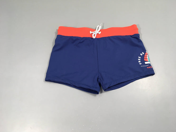 NEUF maillot boxer bleu/rouge, moins cher chez Petit Kiwi