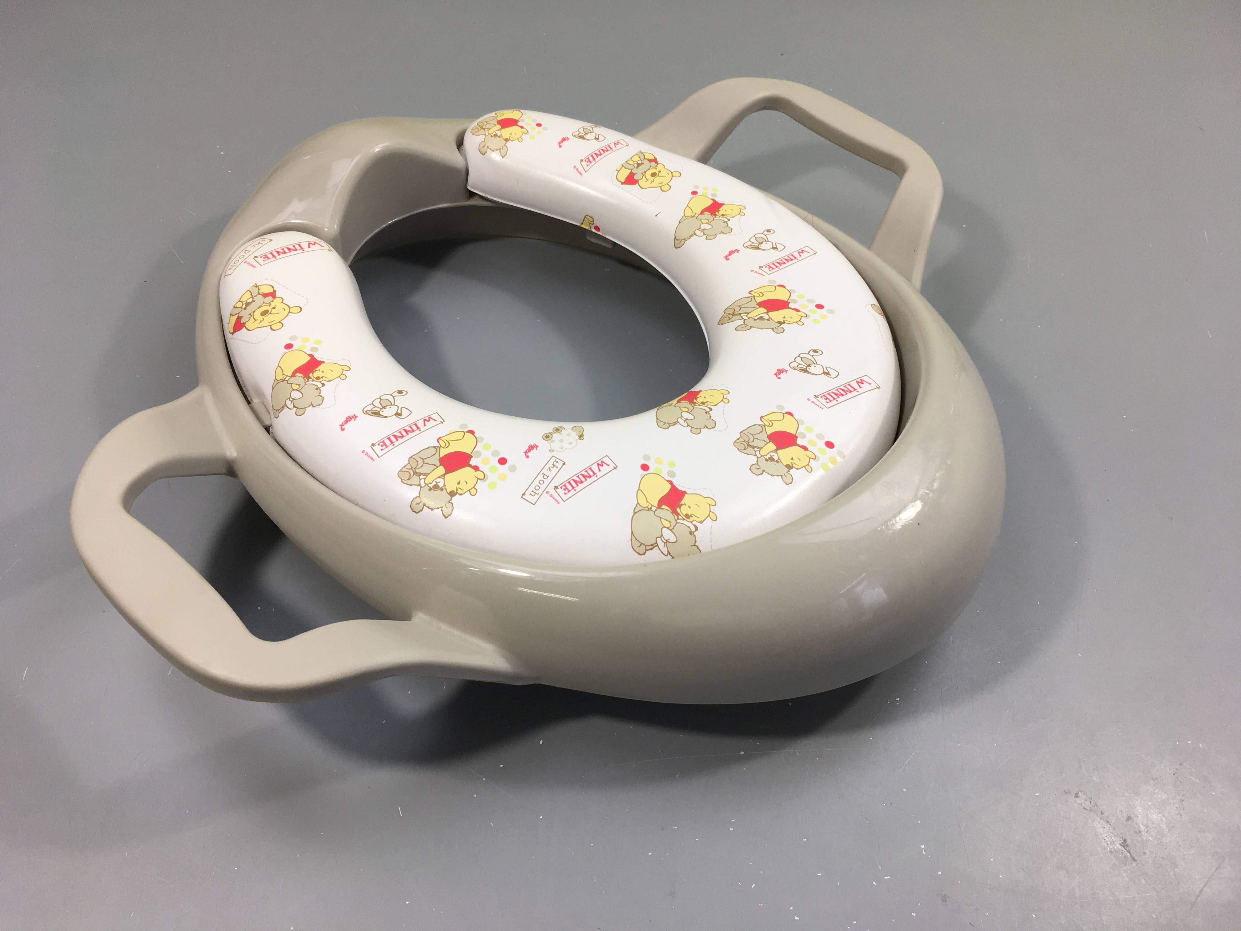 Réducteur de wc gris-blanc Winnie