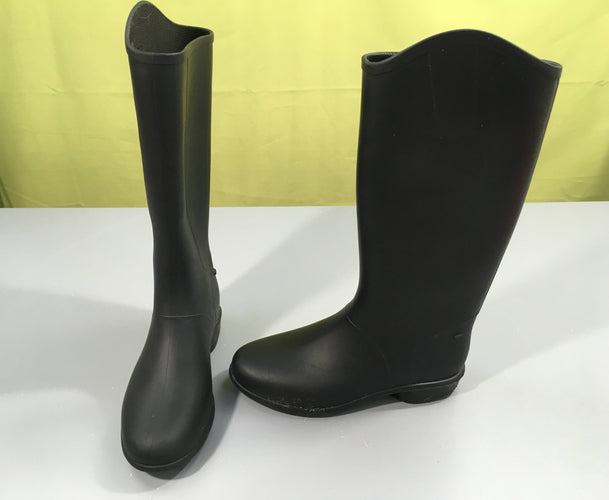 Bottes d'équitation noires, 35, moins cher chez Petit Kiwi