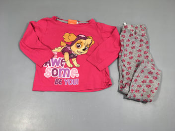 Pyjama 2pcs jersey rose Stella pat' patrouille