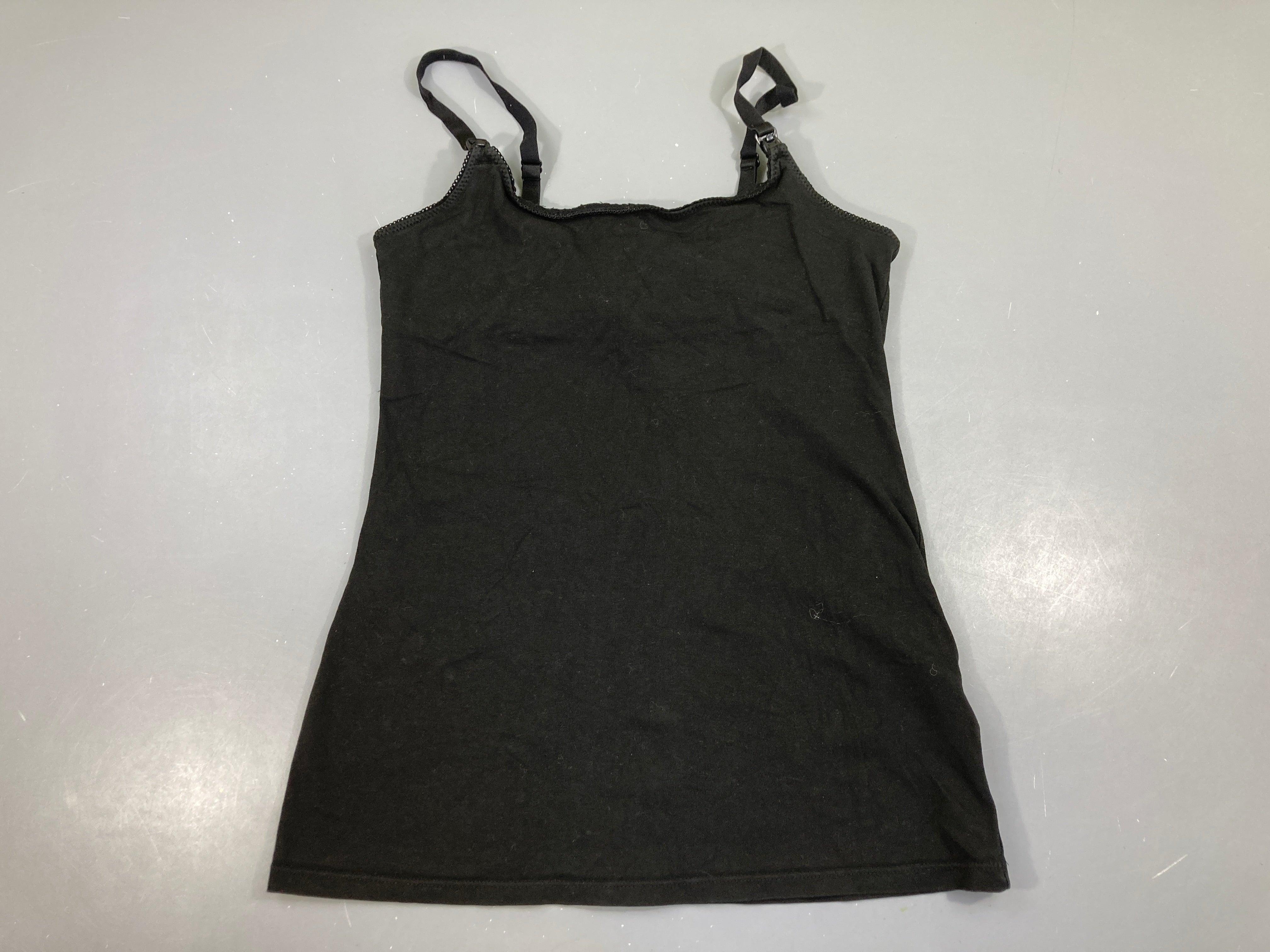 Top noir d'allaitement