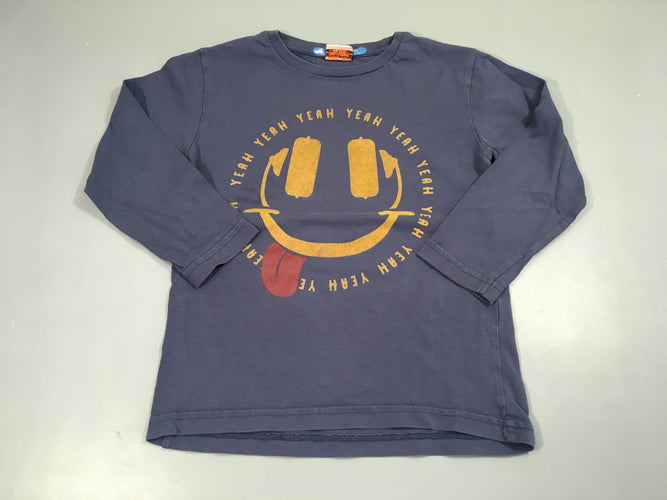 T-shirt m.l bleu casque relief, moins cher chez Petit Kiwi