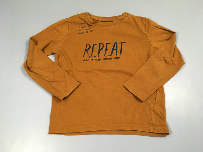 T-shirt m.l camel Repeat, moins cher chez Petit Kiwi