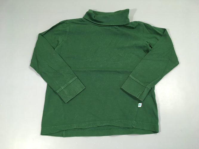 T-shirt col roulé vert, moins cher chez Petit Kiwi