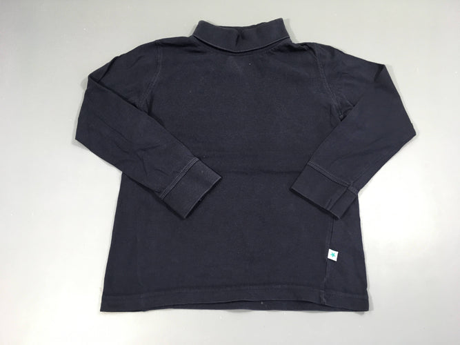 T-shirt col roulé bleu marine, moins cher chez Petit Kiwi
