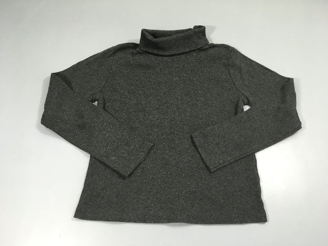 T-shirt col roulé gris chiné, moins cher chez Petit Kiwi