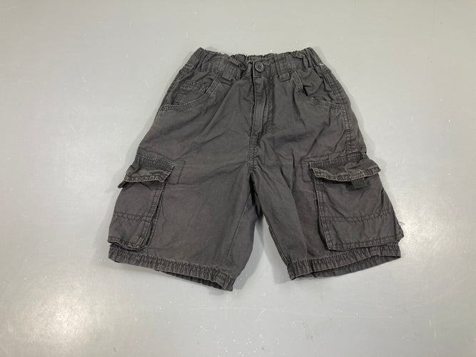 Bermuda gris délavé, moins cher chez Petit Kiwi