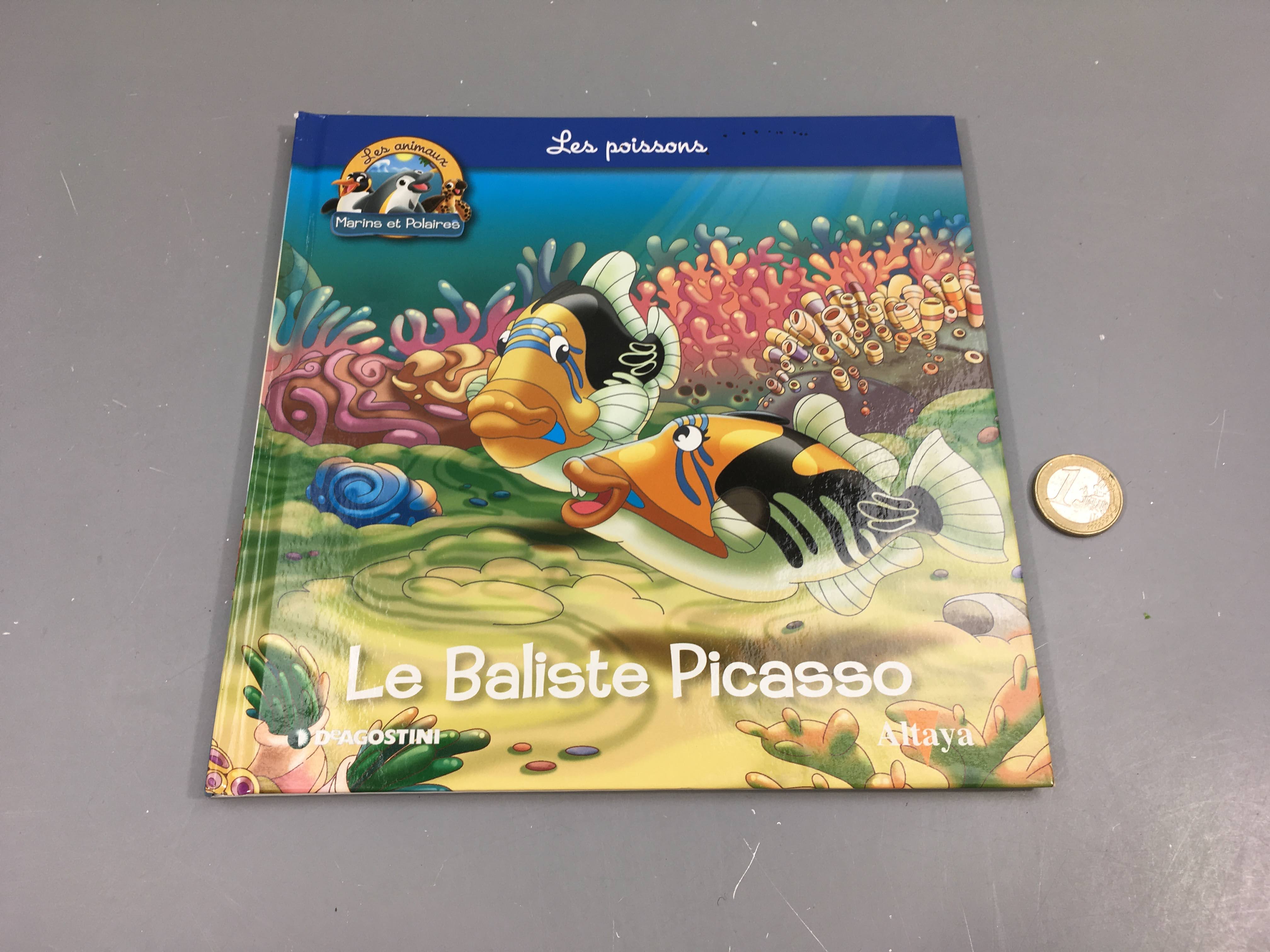 Le Baliste Picasso, les animaux marins et polaires, Altaya
