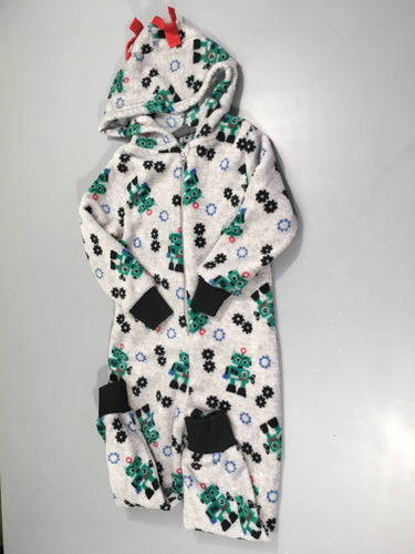 Surpyjama gris chiné robots, moins cher chez Petit Kiwi