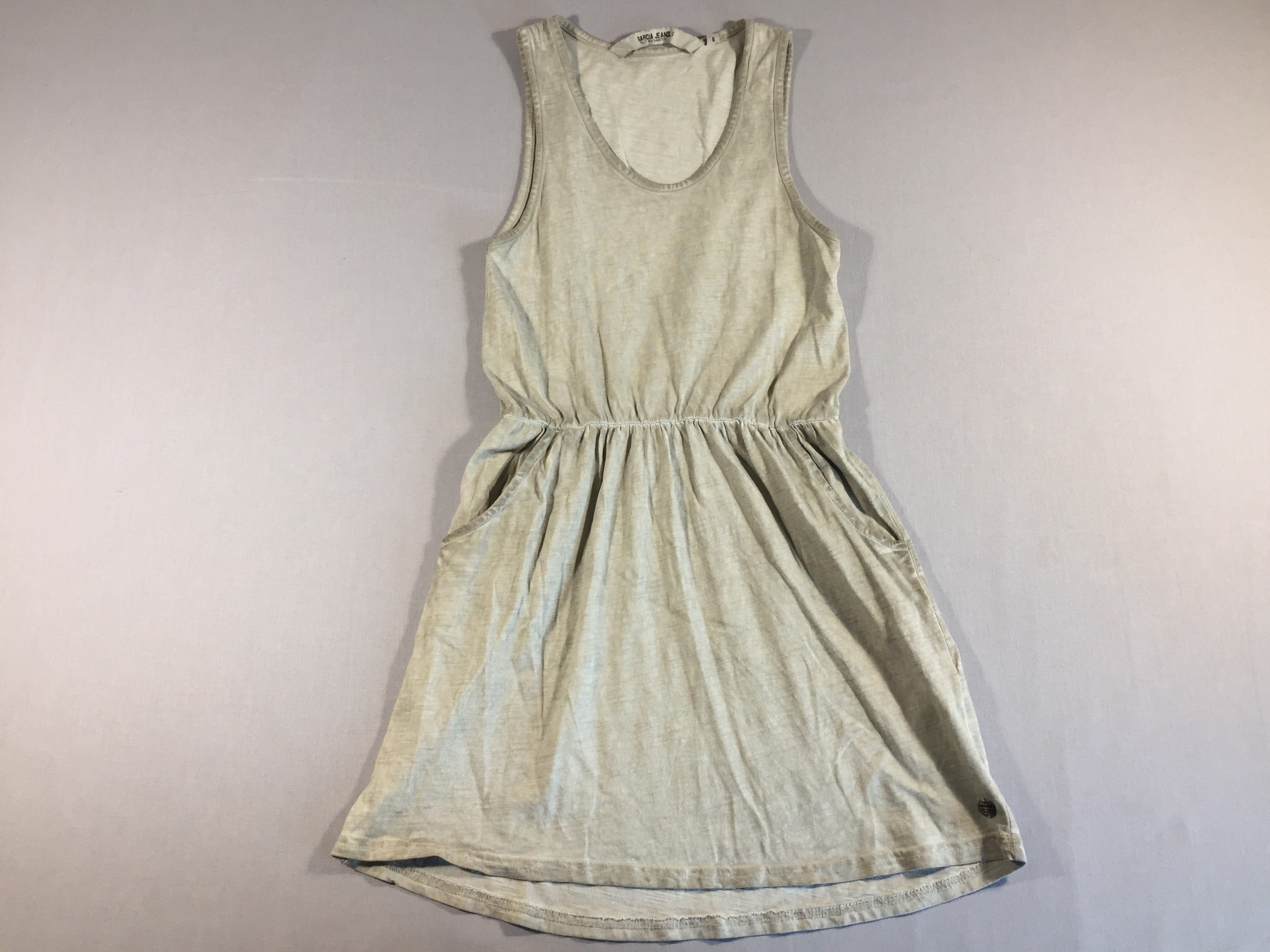 Robe s.m jersey gris flammé