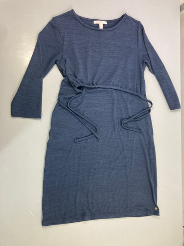 Robe pull d'allaitement m.l bleu marine, moins cher chez Petit Kiwi