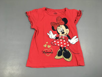 T-shirt m.c rouge Minnie