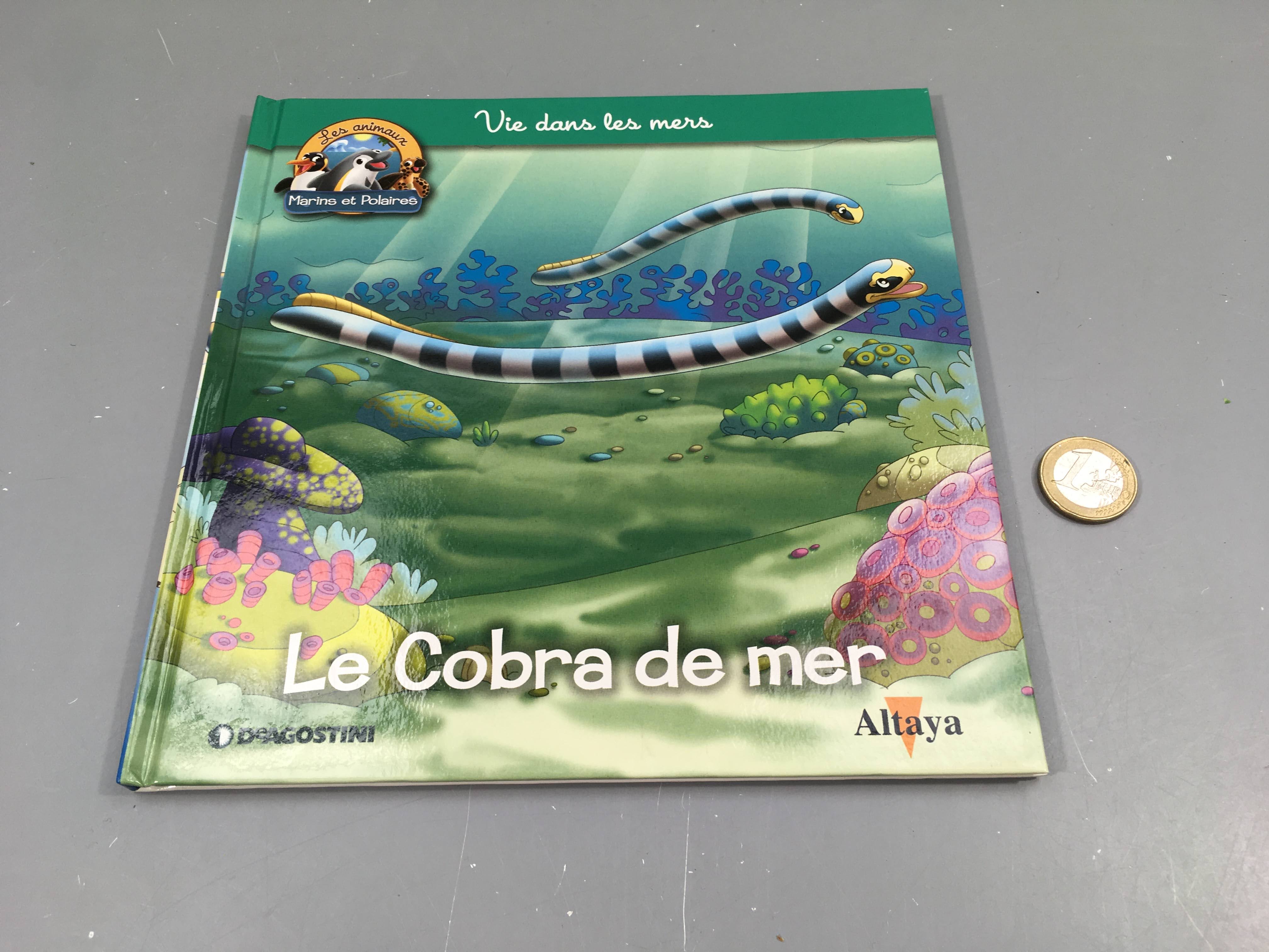 Le cobra de mer, les animaux marins et polaires, Altaya