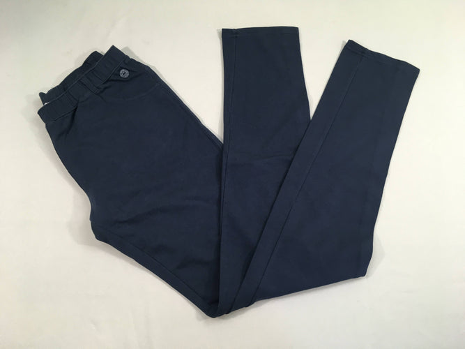 Pantalon jersey bleu foncé, moins cher chez Petit Kiwi