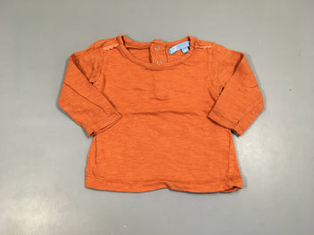 T-shirt m.l orange flammé