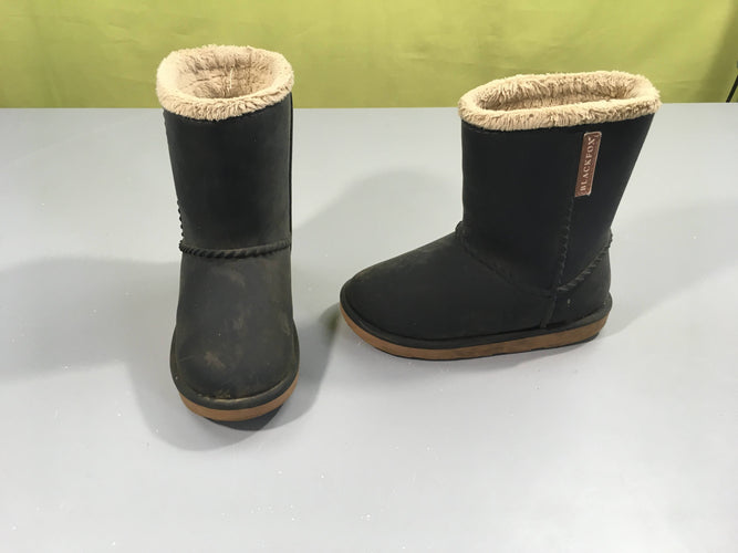 Bottes de pluie fourrée bleu foncé- Blackfox, 28-29, moins cher chez Petit Kiwi