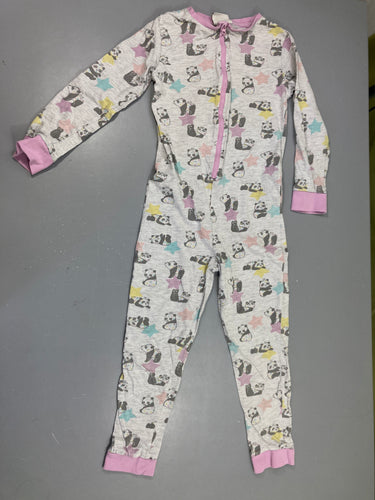 Surpyjama jersey gris Panda, moins cher chez Petit Kiwi