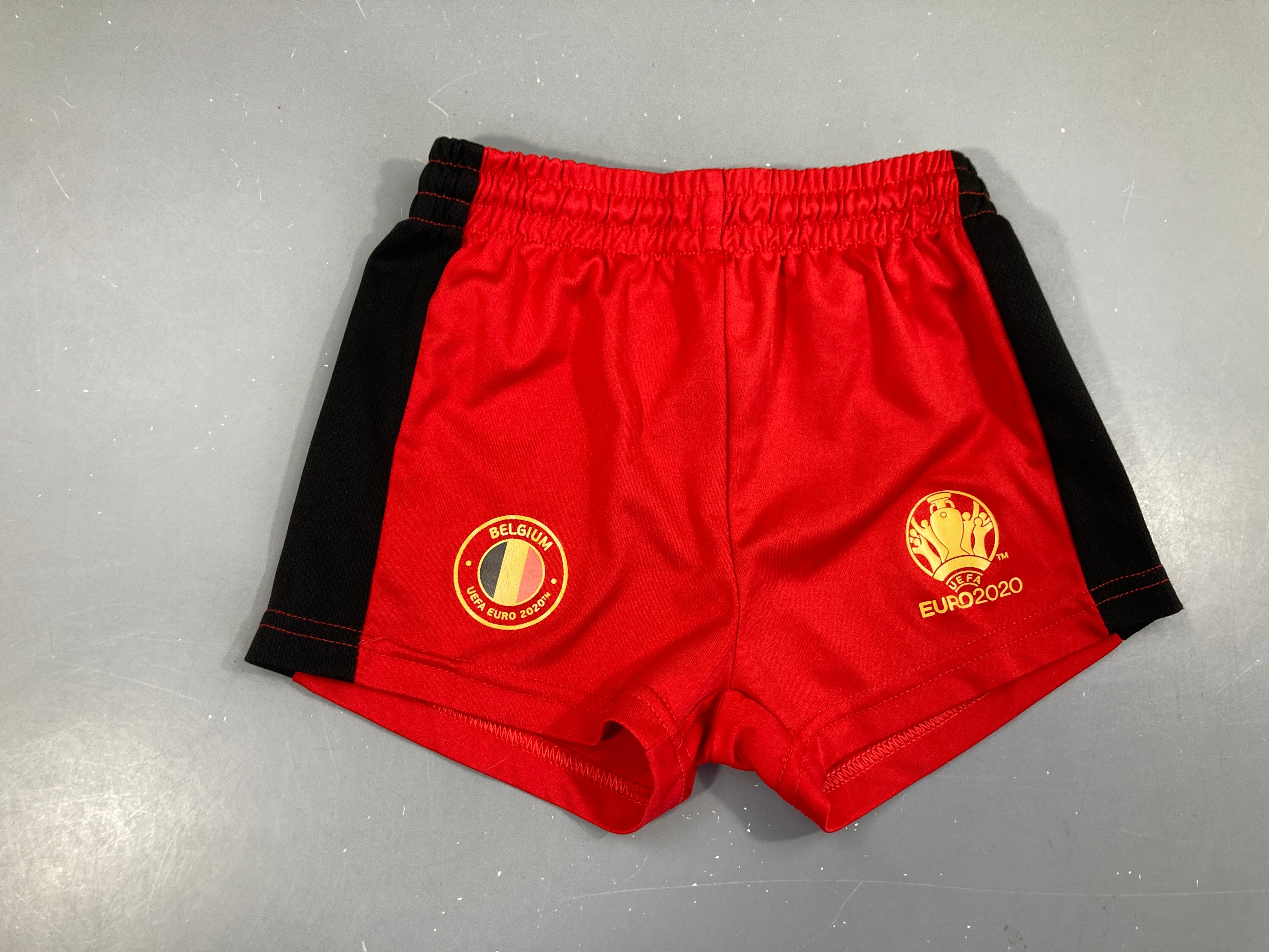 Short rouge Belgium euro 2020