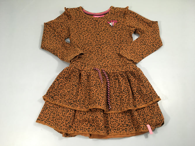 Robe m.l lt brun léopard Love, Jubel, moins cher chez Petit Kiwi