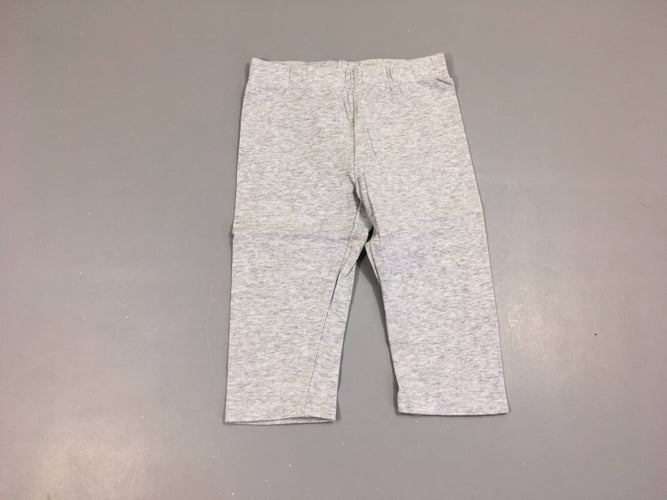Legging court gris chiné, moins cher chez Petit Kiwi