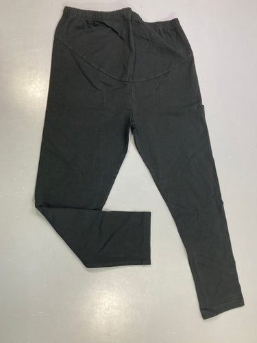 Legging grossesse noir bandeau ventre, moins cher chez Petit Kiwi