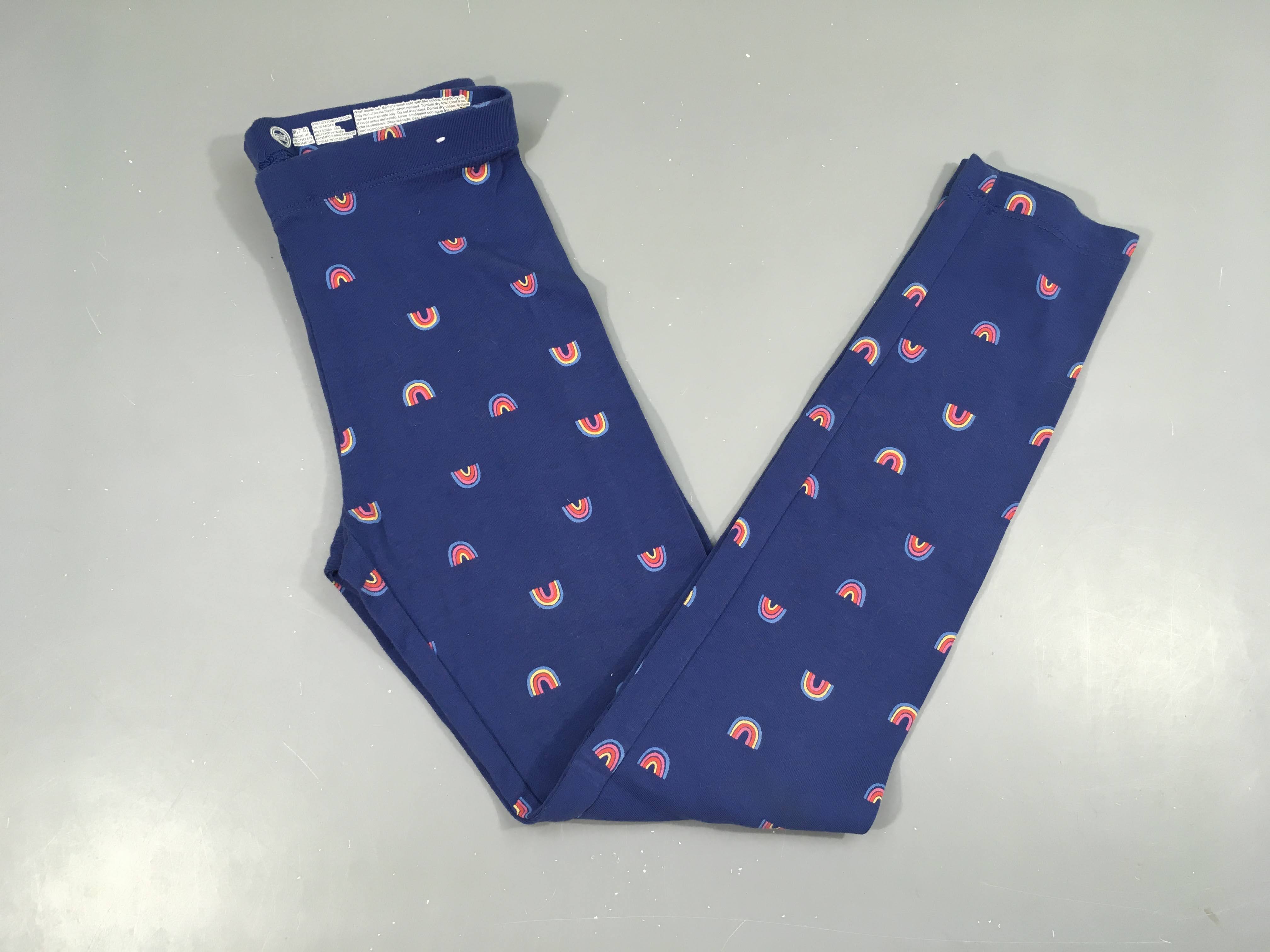 Leggingg bleu arc-en-ciel