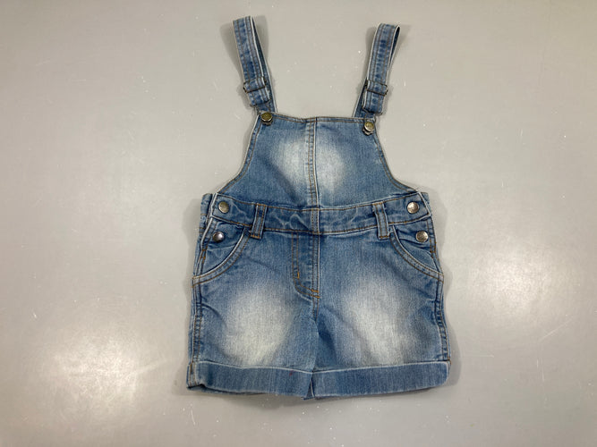 Salopette short à revers, moins cher chez Petit Kiwi