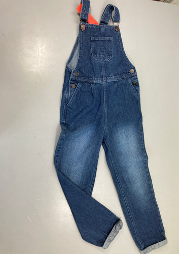 Salopette en jean à revers, moins cher chez Petit Kiwi