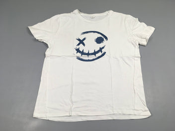 T-shirt m.c blanc Smiley oeil croix