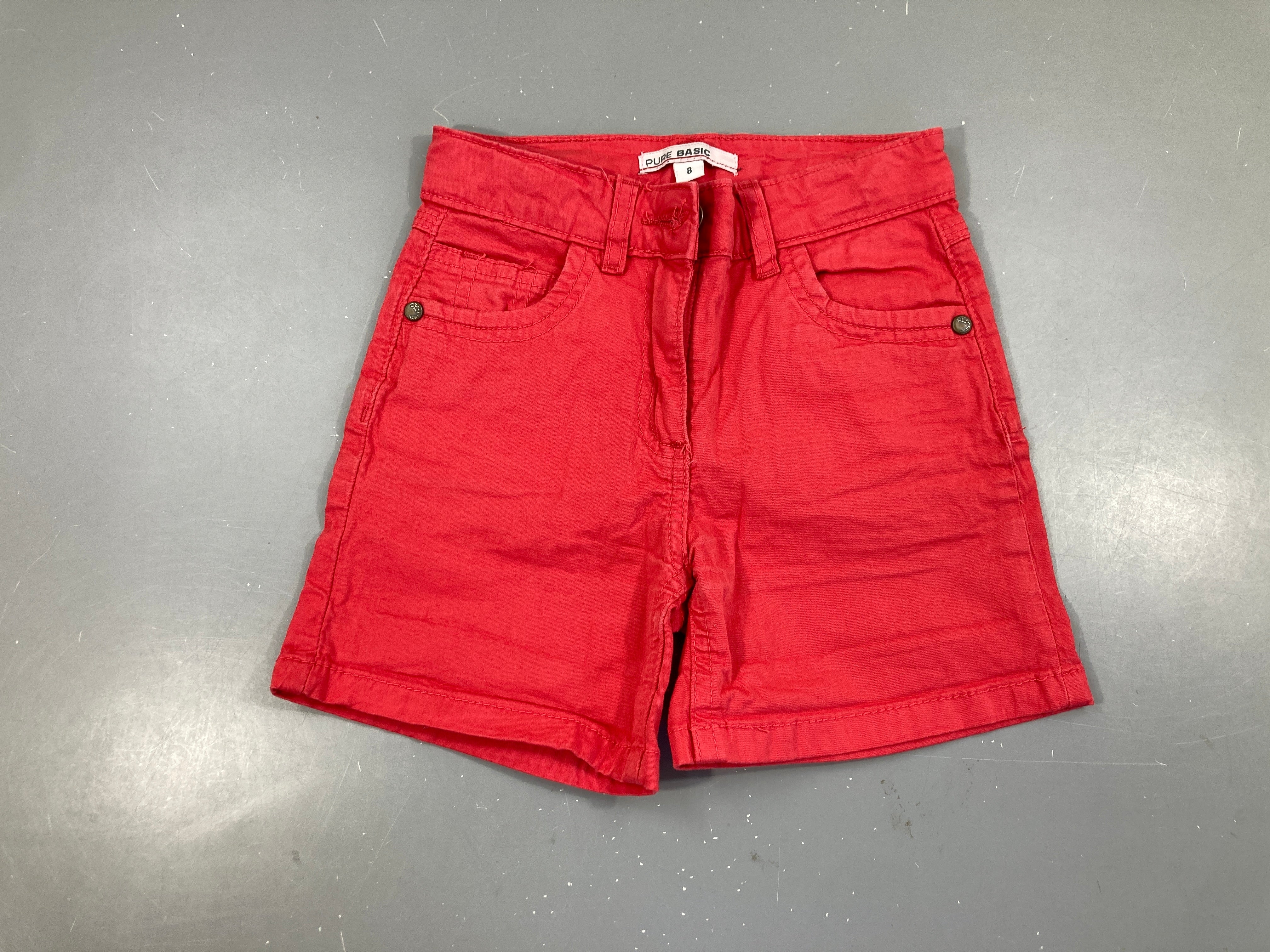 Short rose foncé