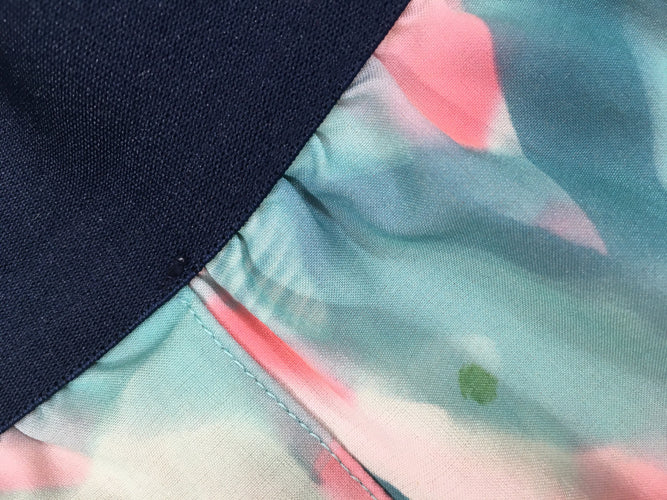 Short de sport bleu-corail-Petite tache avant, moins cher chez Petit Kiwi