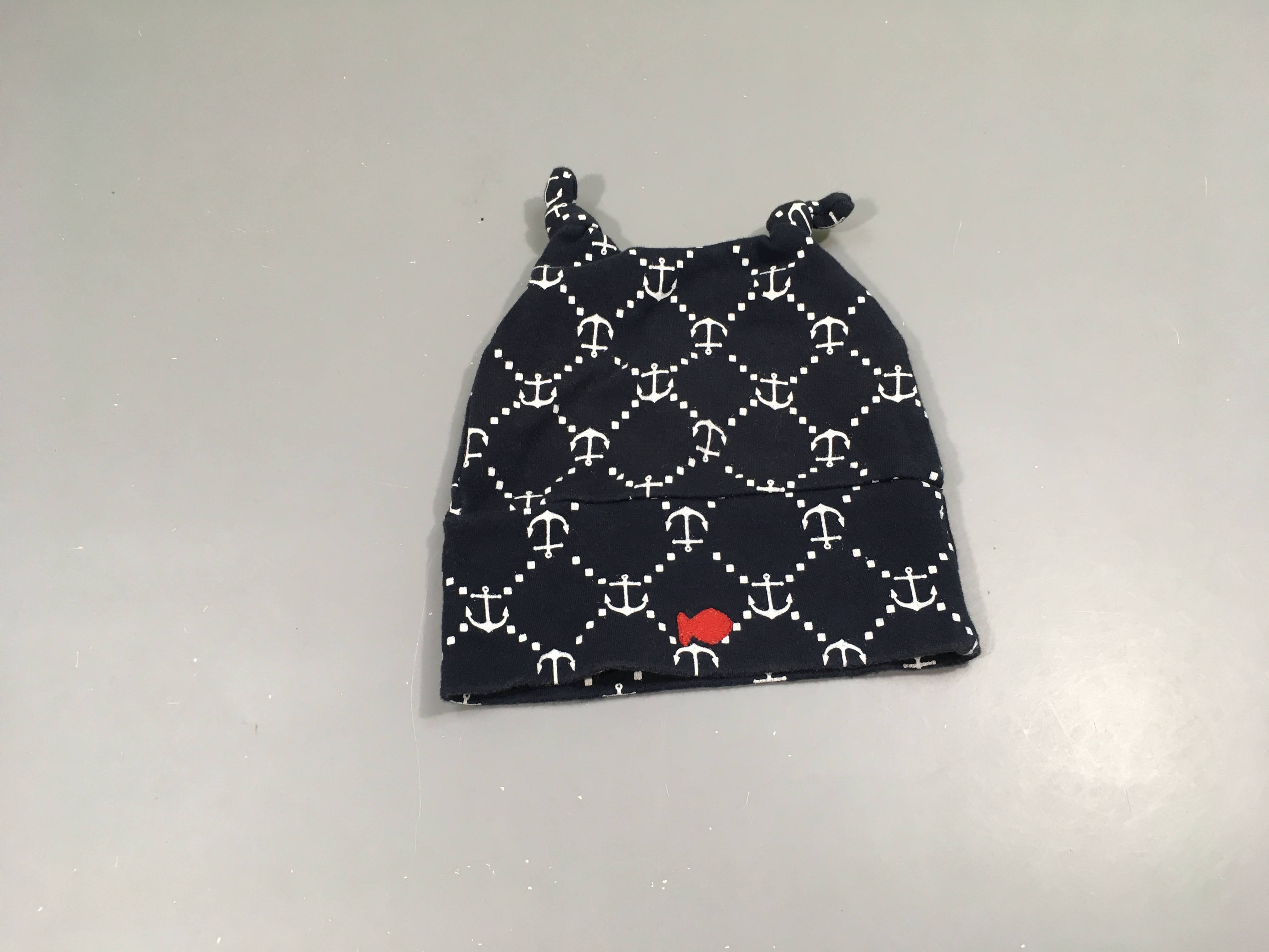 Bonnet jersey blef ancre légèrement bouloché T2