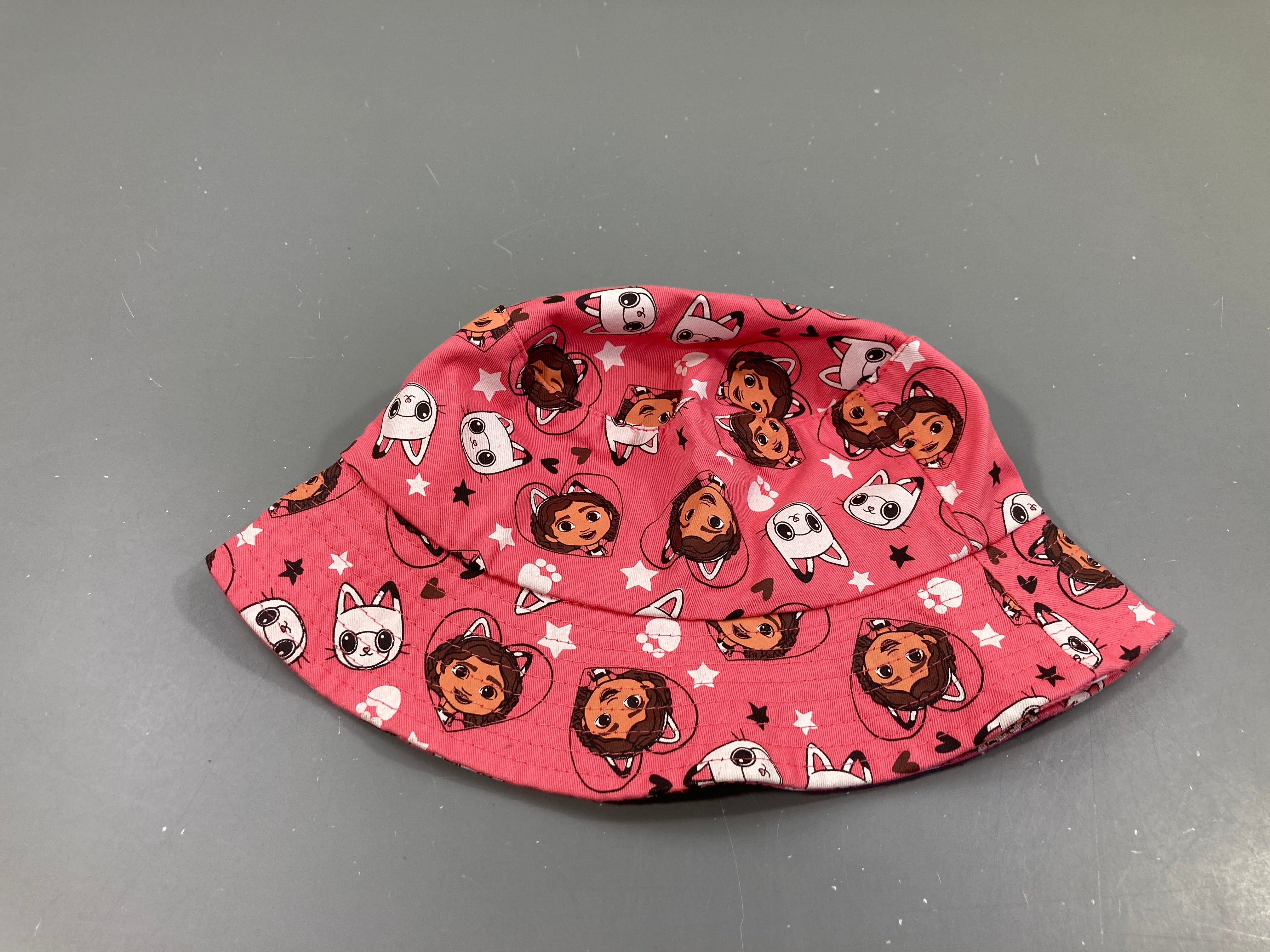 Chapeau rose Gabby chat, 52cm