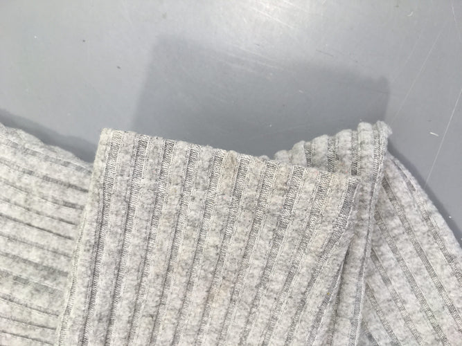 T-shirt m.l côtelé gris-bas manche taché, moins cher chez Petit Kiwi