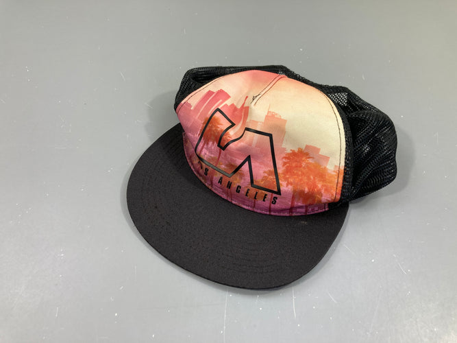 Casquette noir LA, moins cher chez Petit Kiwi