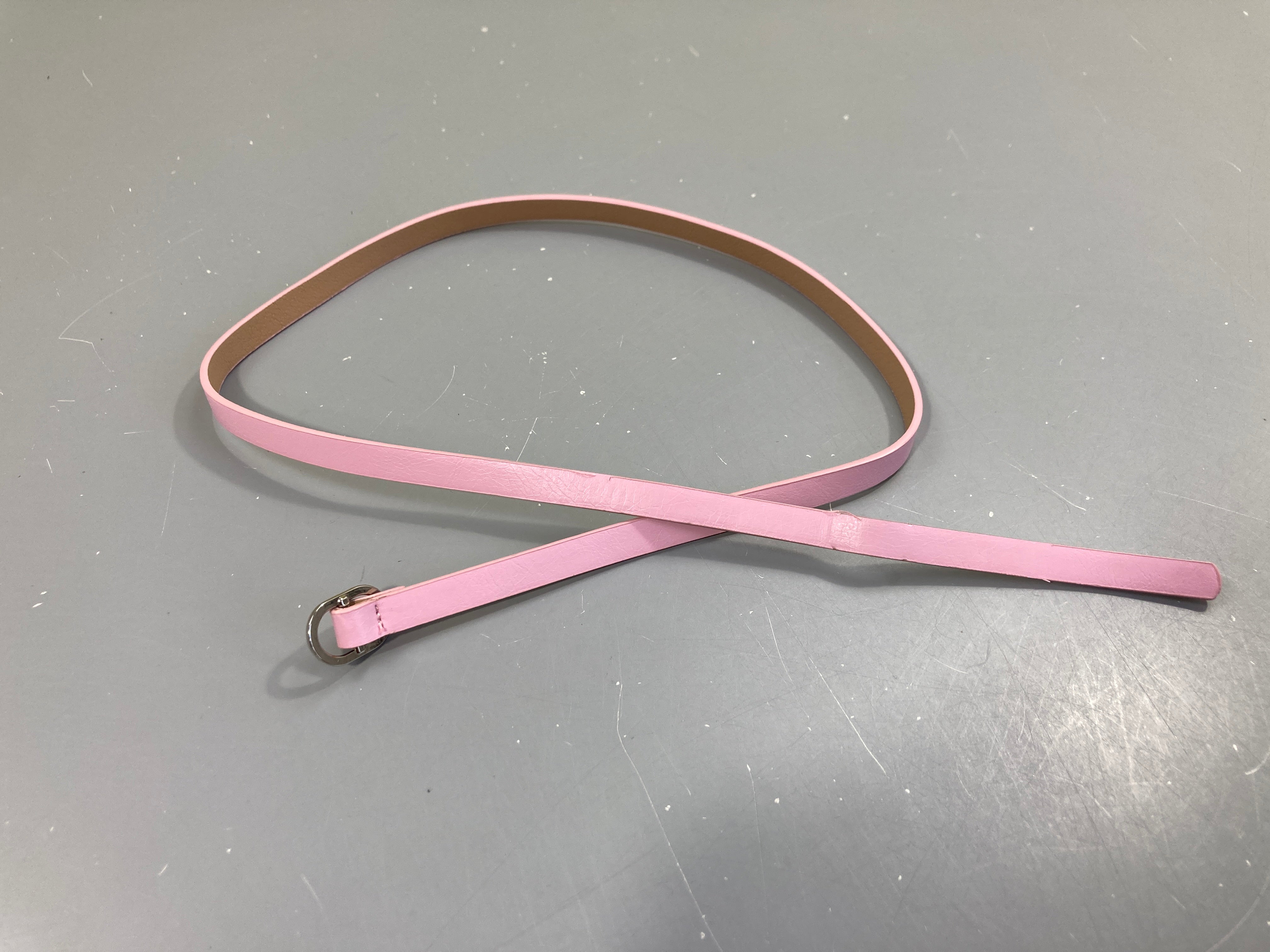 Ceinture fine rose