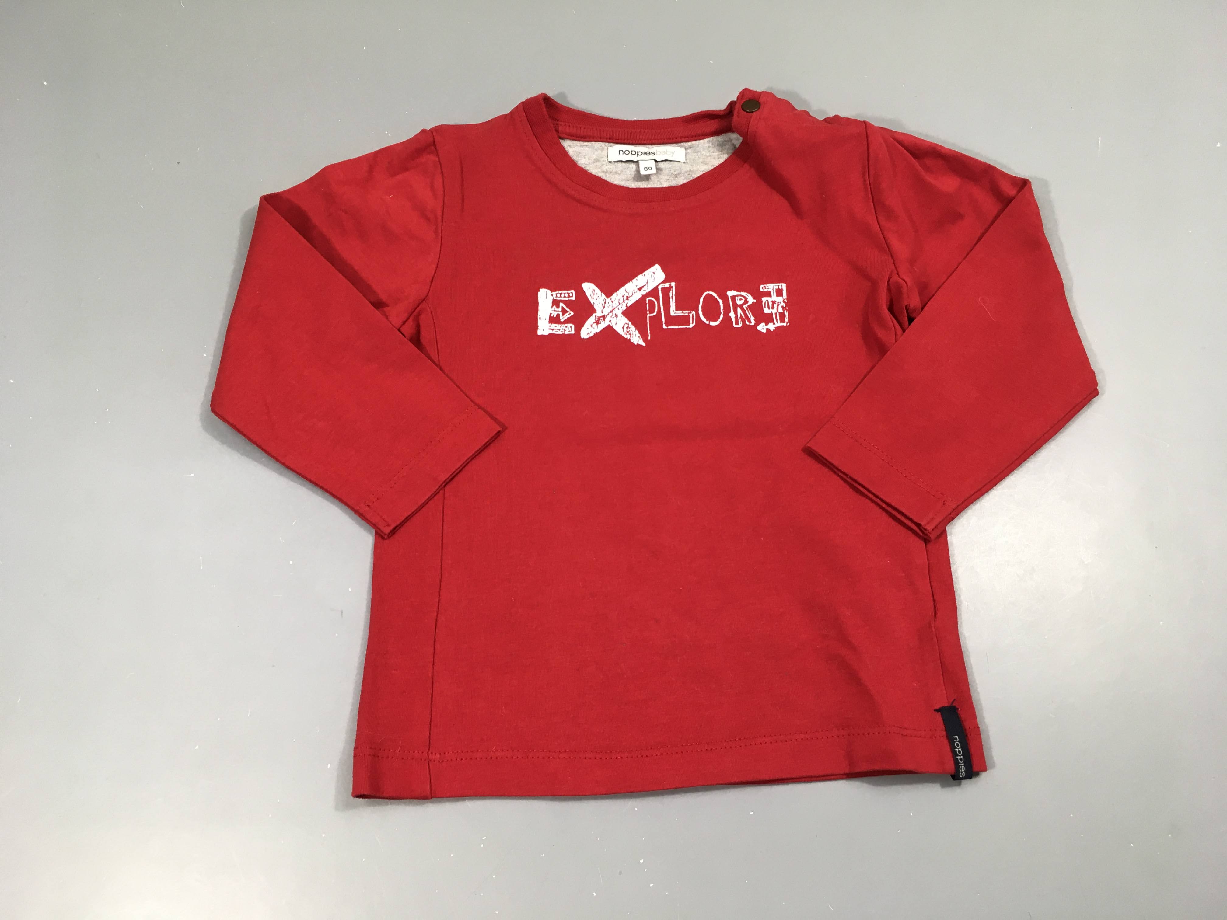 T-shirt m.l rouge Explorer